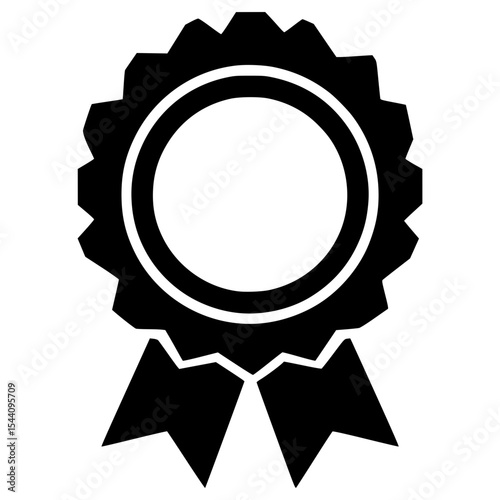 Award ribbon design for celebrating achievements and milestones