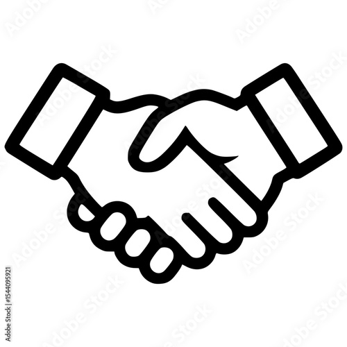 Hands exchanging a handshake symbolizing agreement and partnership