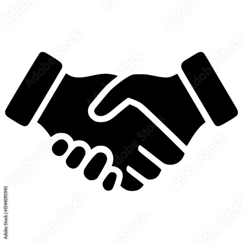 Handshake symbolizing agreement and partnership in business contexts