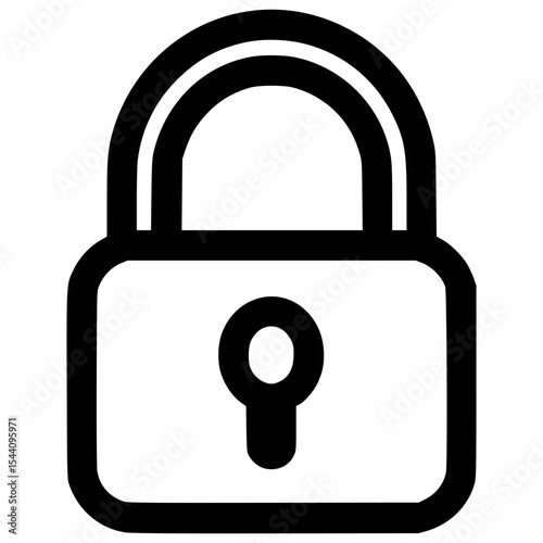 Secure padlock symbol representing safety and protection measures