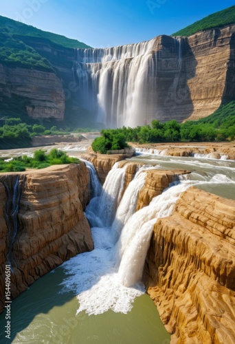 Hukou Waterfall Monument, Linfen, Shanxi