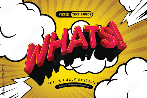 Whats Comic Hero Text Effect