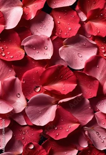 Rose pets with droplet number change