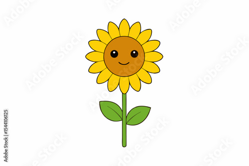 Golden sunflower head with a busy bee on white, showcasing nature's summer beauty in full bloom