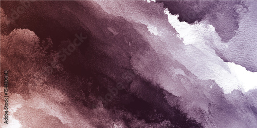 A purple and black backdrop with abundant smoke rising from both the top and bottom corners. abstract vintage randomly painted canvas, fabric with color paint spots and blots texture for design 
