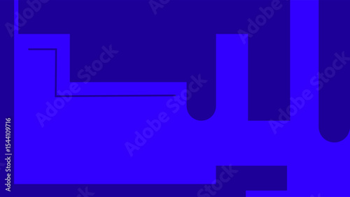 Geometric Composition in Modern Abstract Style