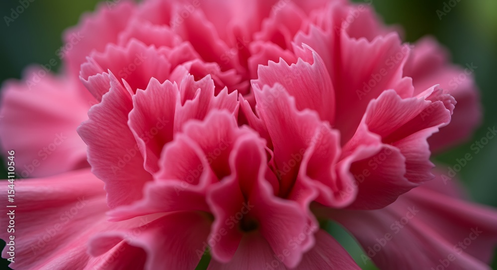 Carnation Petal Ruffles Macro Carnation Petal Ruffles Macro