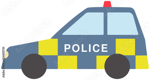 Police car illustration 