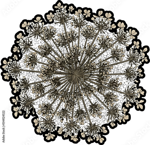 dired plant clip art vector