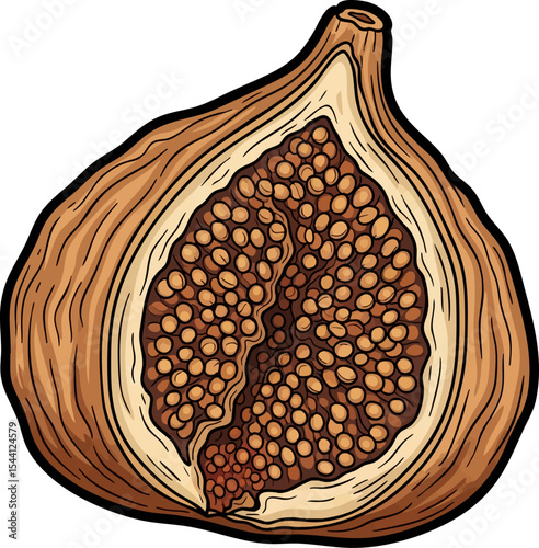dired plant clip art vector