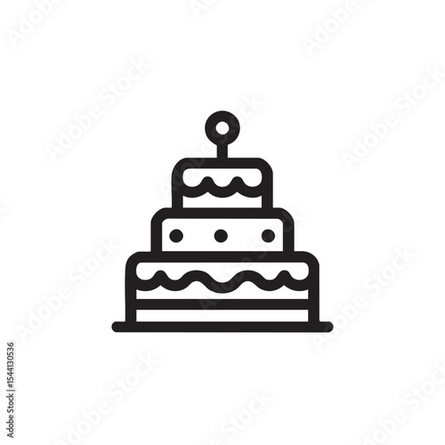 Delightful three-tier cake design for celebrations and events