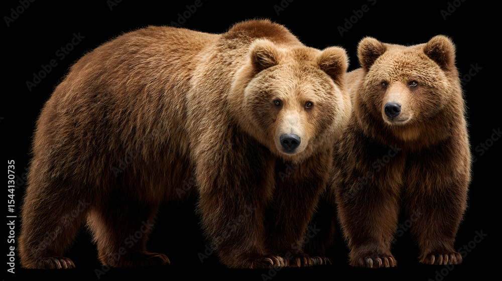 Fototapeta premium Premium Brown Bears Professional Image