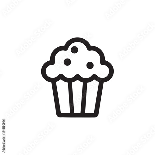 Delicious cupcake design for celebration or baking event
