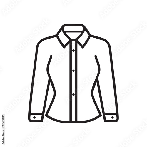 Stylish long sleeve shirt design for fashion and apparel
