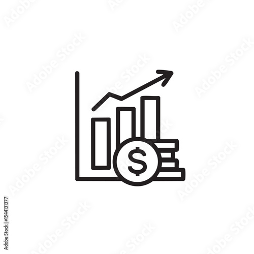 Financial growth with rising profits and investments