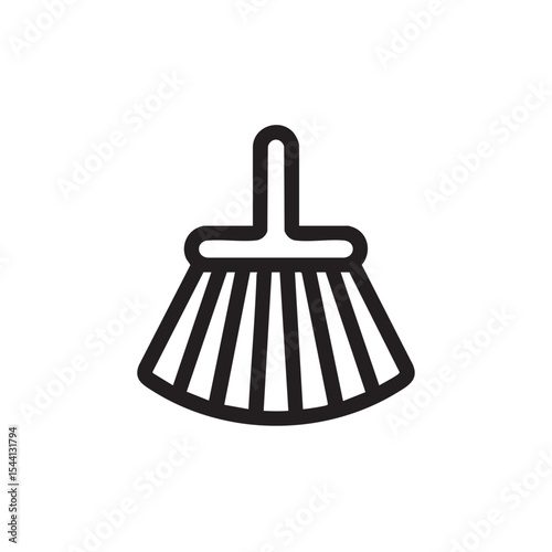 Classic broom design for household cleaning tasks