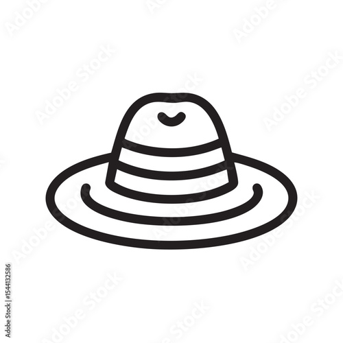 Stylish summer hat design for outdoor activities and fashion