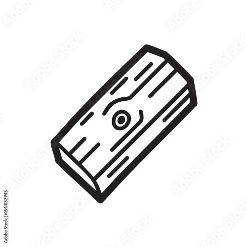 Wood block design for decor or craft projects