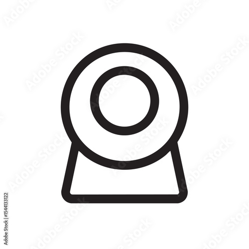 Simple circular light fixture drawing for modern decor
