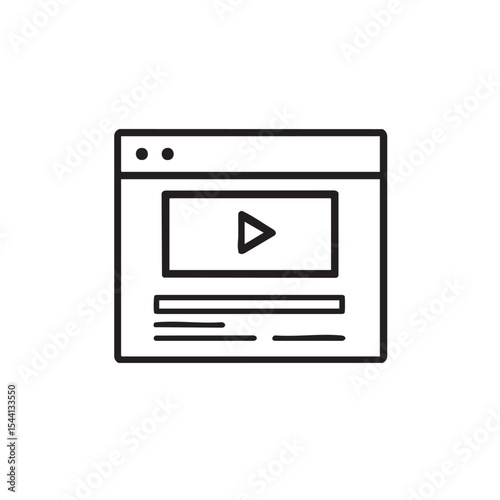 Online media player interface for video content display design