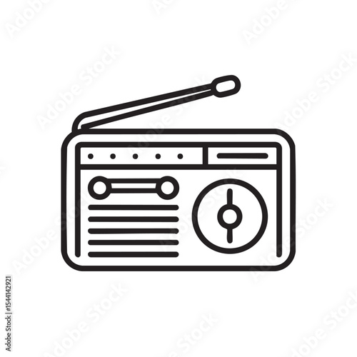 Vintage radio exuding the charm of classic audio