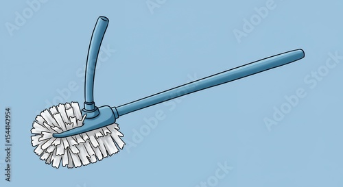 Toilet brush illustration