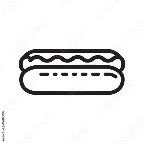 Tasty hot dog with toppings for summer fun!