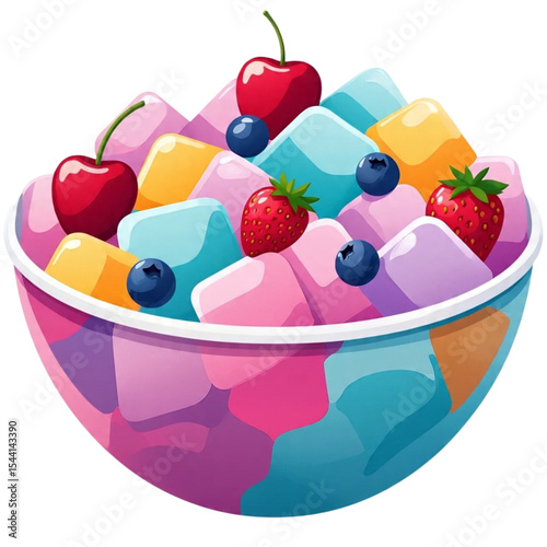 fruit salad in a bowl