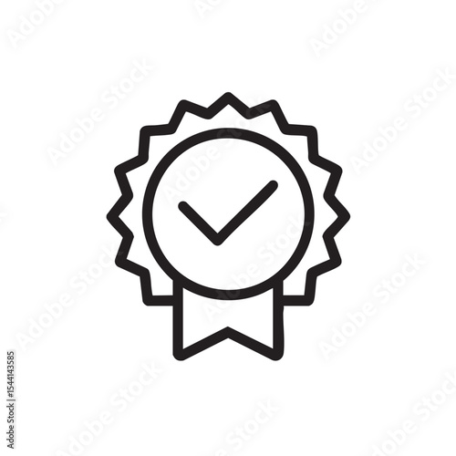 Award badge design for quality recognition and achievement