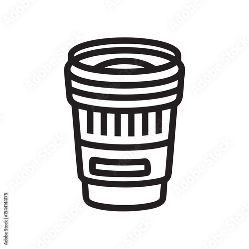 Coffee cup design for casual dining and takeaway options