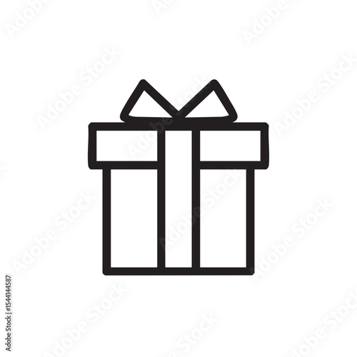 Gift box with a ribbon for special occasions and celebrations