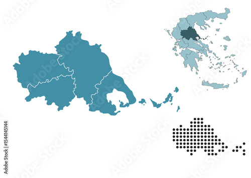 Set maps of Thessaly region