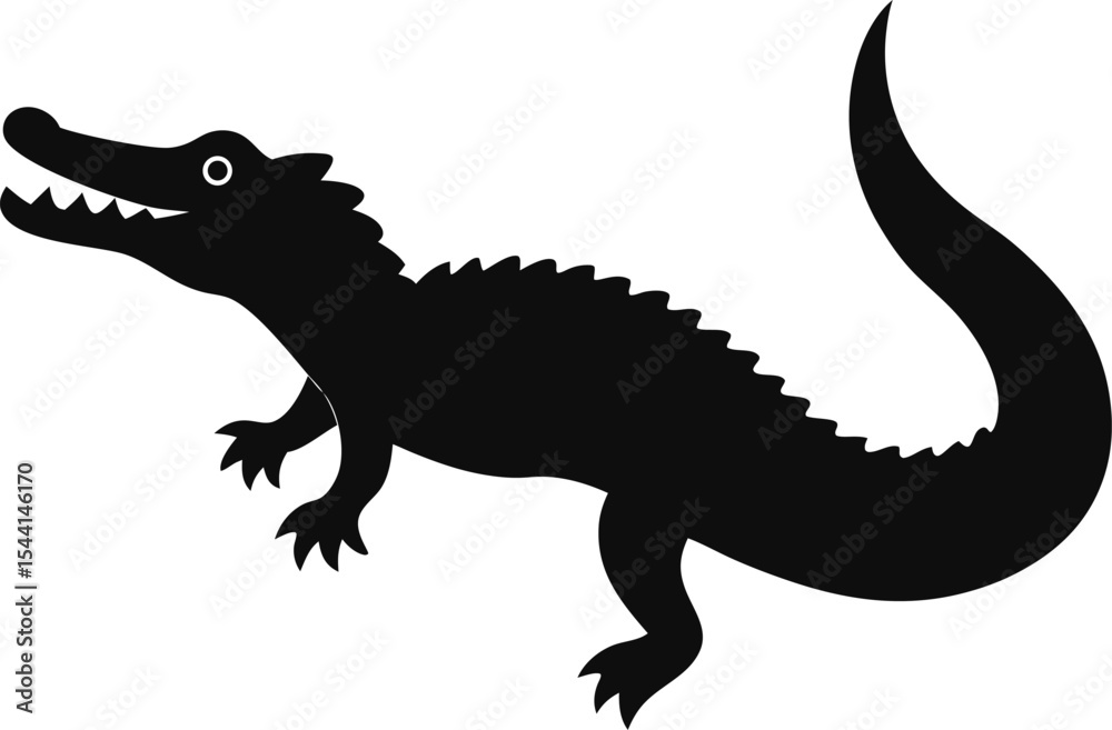 Fototapeta premium Animal and Bird Silhouettes, Wildlife and Pet Icons, and vector