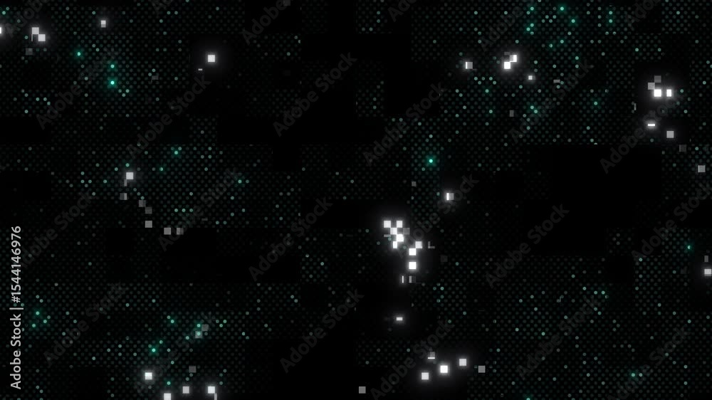 A minimalist image featuring a black background with white dots forming a circular pattern in the center, creating a visually striking and simple composition