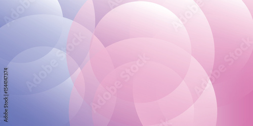 Minimalist banner background Blue and pink gradient . circle. Modern designe background vector eps10