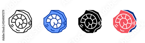 Fossil icon sheet multiple style collection