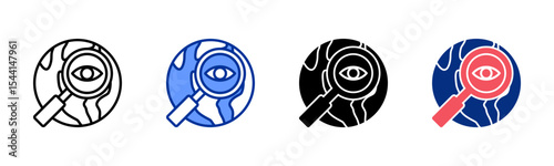 Exploration icon sheet multiple style collection