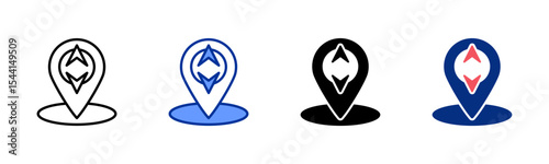 Navigation icon sheet multiple style collection