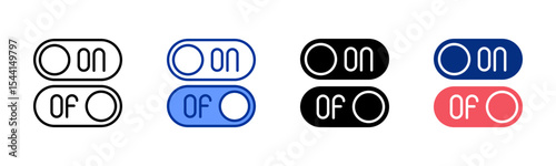 Toggle icon sheet multiple style collection