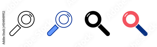 Search icon sheet multiple style collection