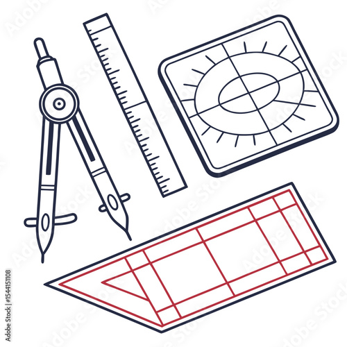 Grid and Layout Design Icons