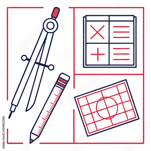 Grid and Layout Design Icons