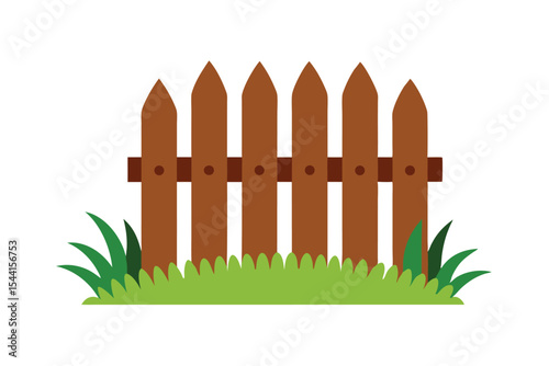 Charming Wooden Fence Design Rustic Garden Fence with Lush Grass