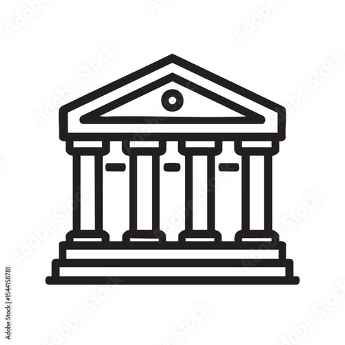 Classic columns symbolize cultural and historical significance