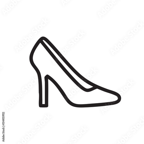 Elegant high heel shoe design suitable for fashion and style purposes