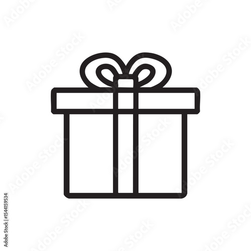 Gift box with bow for celebration and special occasions