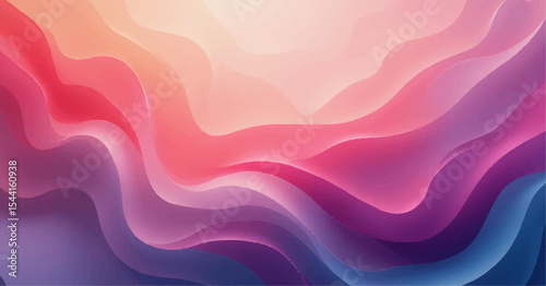 Abstract pink background with soft, flowing waves and subtle light texture, ideal for modern design or artistic wallpaper illustration