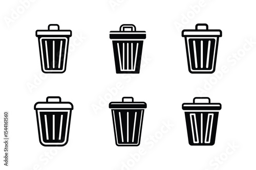 delete icon silhouette vector illustration