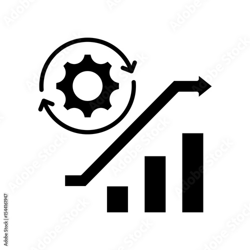 Process Improvement glyph icon