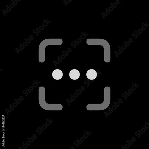 Ellipsis in Viewfinder Icon